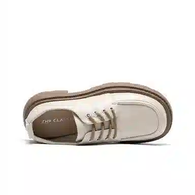 ZHR Thick Sole Leather Casual Shoes