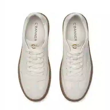 C.BANNER Classic Low-Top Sneakers White