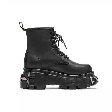 XB-ITER Black Platform Boots