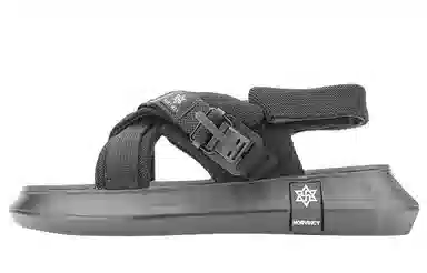 NORVINCY Thick Sole Sport Sandals Black