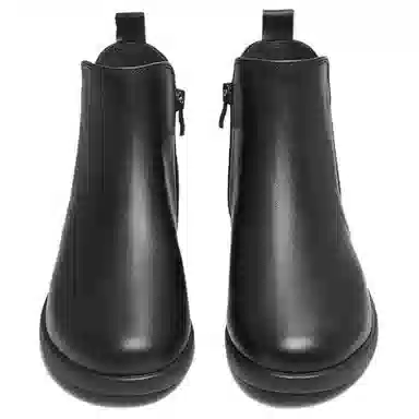 他她 休闲时尚潮流简约气质 切尔西靴 女款 米白