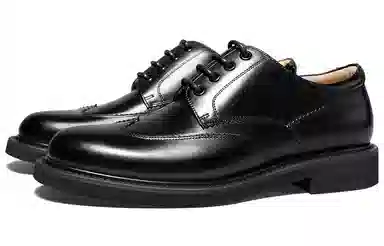 Thom Wills Derby Shoes Black