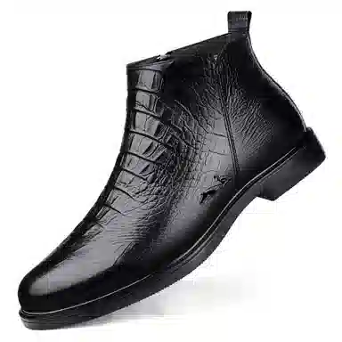 British Knight Classic Leather Boots Black