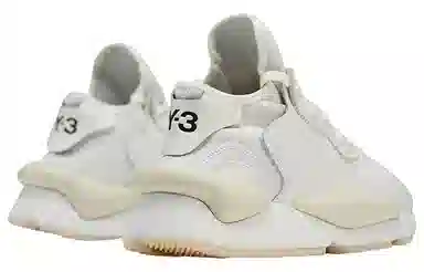 Y-3 White Leather Sneakers