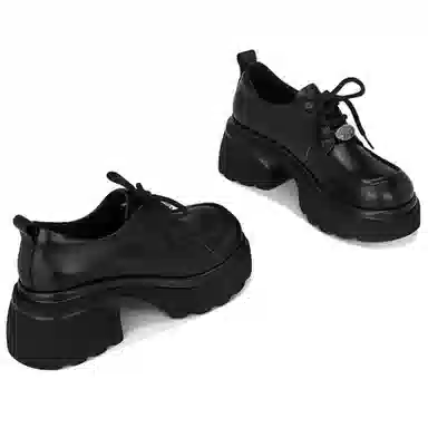 Jessica Sophia Classic Lace-Up Loafers 6cm