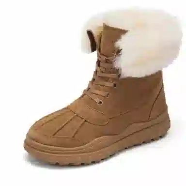 73Hours Winter Warm Snow Boots Brown
