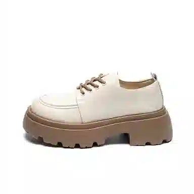 ZHR Thick Sole Leather Casual Shoes