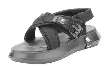 NORVINCY Thick Sole Sport Sandals Black
