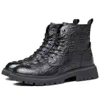 MODENGPAN Martin Boots Black
