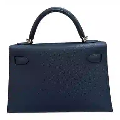 HERMES Mini Kelly Epsom 7K Bleu Abysse