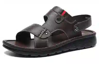 HLA Leather Buckle Sandals