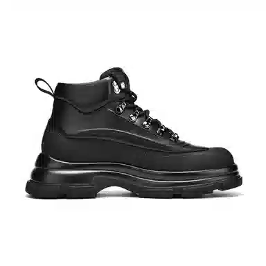 RARE Embossed Wrinkle Short Boots Men