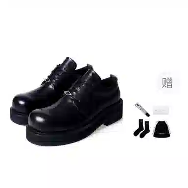 TERRA INCOGNITA Derby Platform Shoes Black