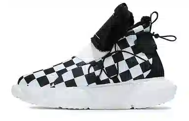 NORVINCY Chessboard Platform Snow Boots Black