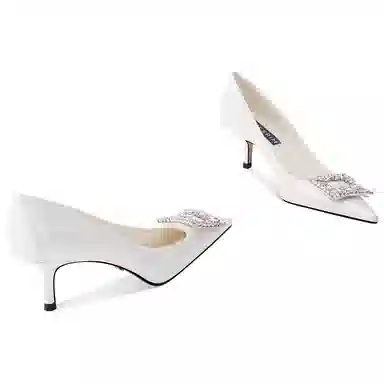 Sasini Man Square Buckle Heels