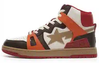 A BATHING APE Bape Sta 93 Hi Beige Brown