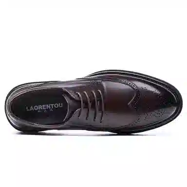LAORENTOU Business Leather Shoes 3.5cm