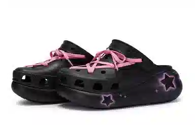 Crocs Classic Clog Neon Star Black Pink