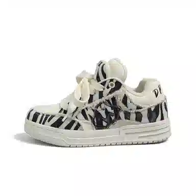 Dolin Collection Zebra Low-Top Sneakers