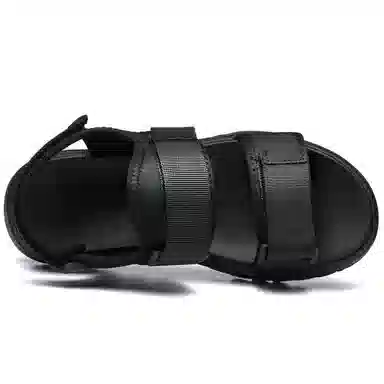 法派 织物 休闲百搭 沙滩凉鞋 男款 黑色