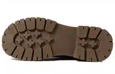 Q.VONTON Vintage 8-Eyelet Biker Boots Dark Brown