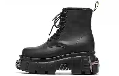 XB-ITER Black Platform Boots