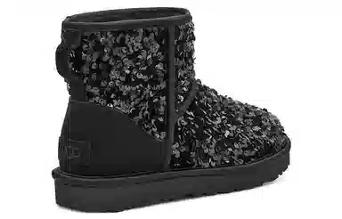 UGG Short Sequin Black