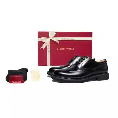 Thom Wills Derby Shoes Black