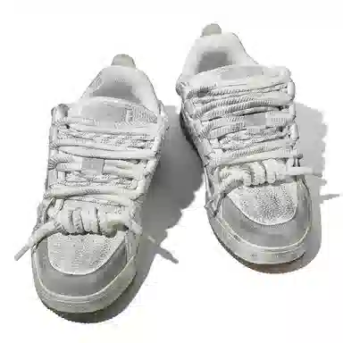 SK.TRIP Burgundy Low Sneakers