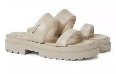 CHARLESKEITH ck PU EVA 4.2cm TaupeLight BlueBlack