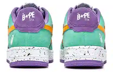 A BATHING APE STA Yellow Green