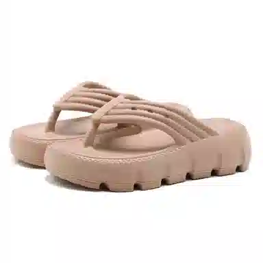 EXULL EVA Flip Flops Khaki