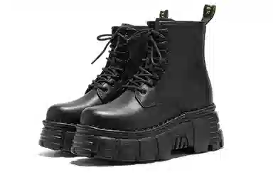 XB-ITER Black Platform Boots