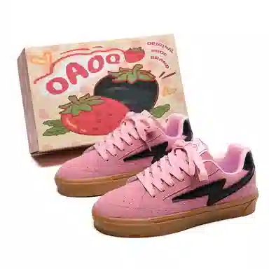 OAOQ Suede Low Top Sneakers Dusty Pink