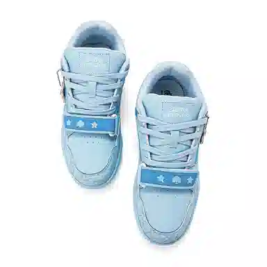 Crayon Shinchan Retro Basketball Shoes Blue