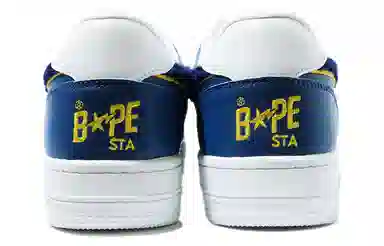 A BATHING APE STA Low Blue White