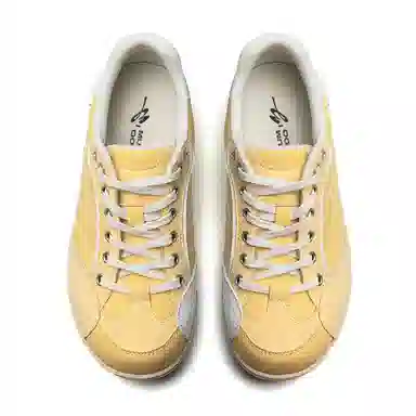 Mule Donkey Retro Thin Sole Low Top Sneakers Cheese Yellow