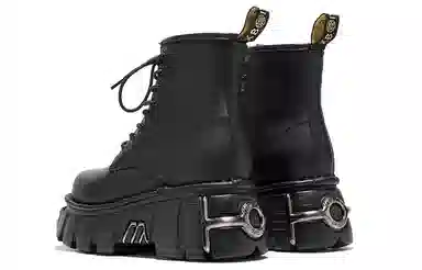 XB-ITER Black Platform Boots