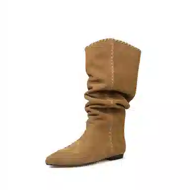 Yeezyy Reezy 2025 Mid-Calf Suede Boots