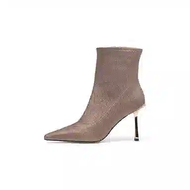 Coup De Foudre Elegant Pointed Toe Ankle Boots 9cm