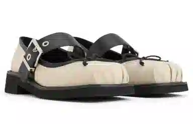 CHARLES&KEITH Mary Jane Silver/Black