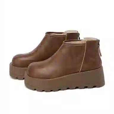 La Chapelle Snow Boots Yellow