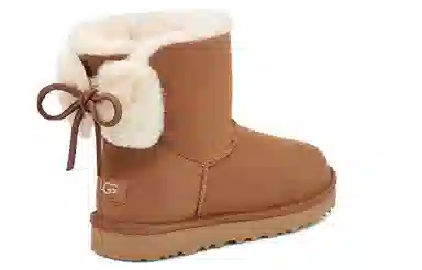 UGG Classic Double Bow Mini Chestnut