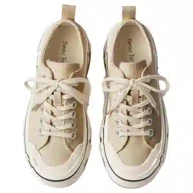 Beau Today Low Top Casual Sneakers Red