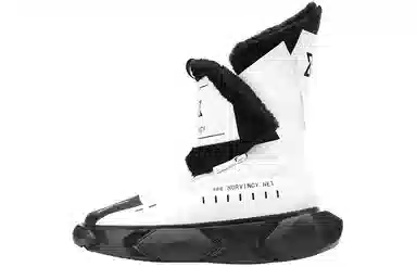 NORVINCY Snow Boots Black White