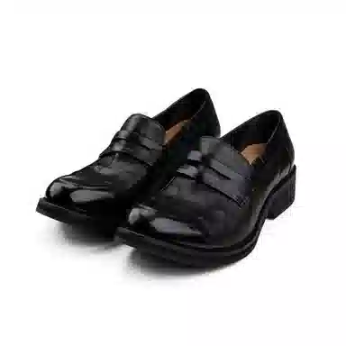 HANQIAORIJI Rebirth Series Black Loafers