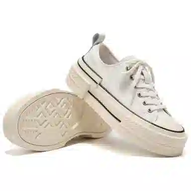 Beau Today Canvas Platform Sneakers