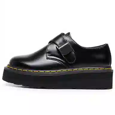 VFTS Low Top Casual Leather Sneakers Black