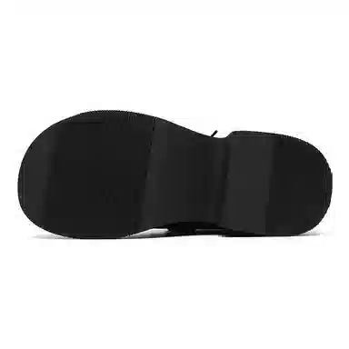 Dounkol Derby Thick Sole 5cm Black Warrior