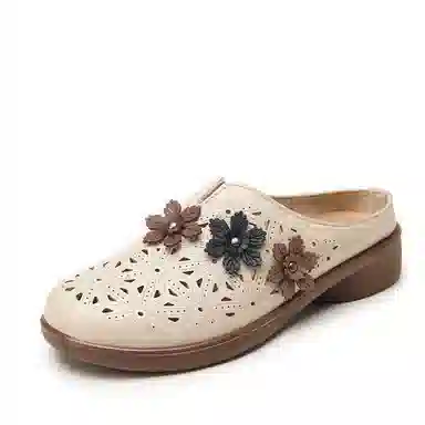 意利船长 百搭通勤潮流 防滑包头拖鞋 女款